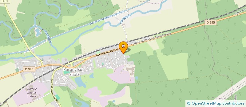 localisation de l'entreprise MADAME NATHALIE BAAS à PARGNY-SUR-SAULX