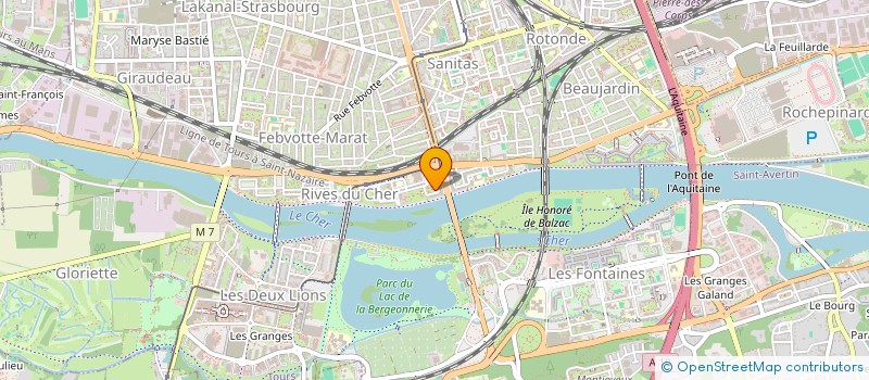 localisation de l'entreprise MADAME NATHALIE BABINOT  TOURS