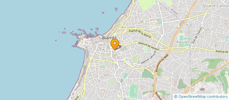 localisation de l'entreprise MADAME NATHALIE BACQUE à BIARRITZ