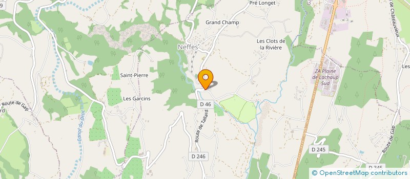 localisation de l'entreprise MADAME NATHALIE BADALUCCO  NEFFES