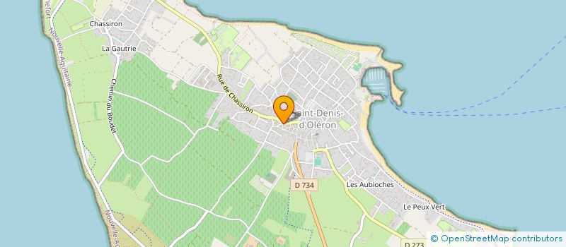 localisation de l'entreprise MADAME NATHALIE BADOUD à SAINT-DENIS-D'OLERON