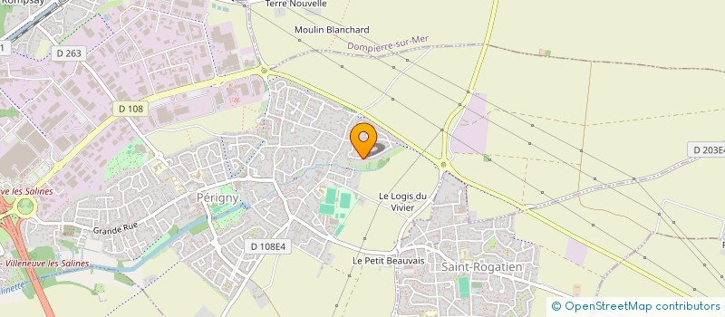 localisation de l'entreprise MADAME NATHALIE BAECKEROOT  PERIGNY