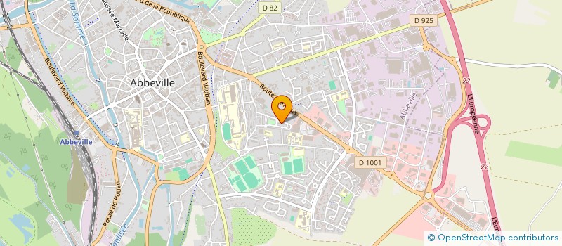 localisation de l'entreprise MADAME NATHALIE BAER à ABBEVILLE