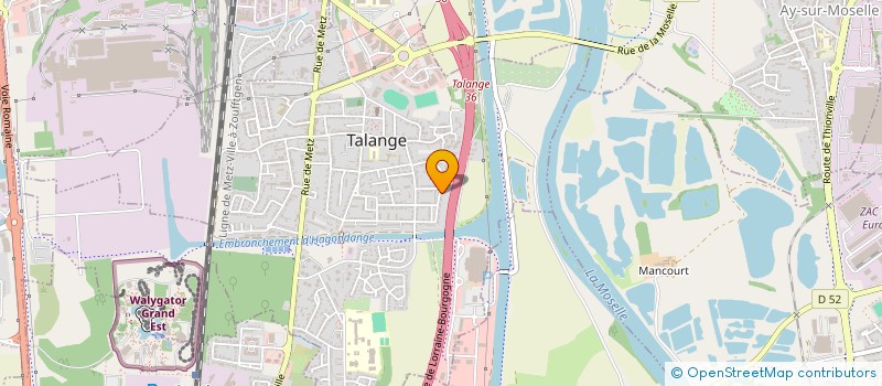 localisation de l'entreprise MADAME NATHALIE BAGGIO  TALANGE