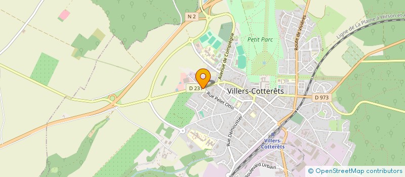 localisation de l'entreprise MADAME NATHALIE BAILLEUL à VILLERS-COTTERETS
