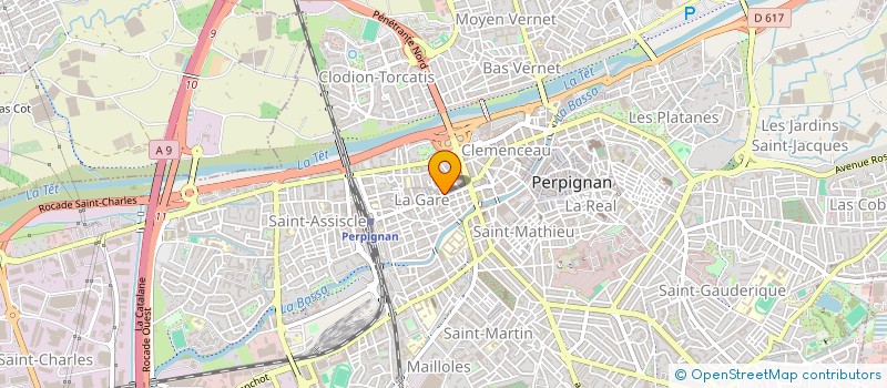 localisation de l'entreprise MADAME NATHALIE BAIXAS  PERPIGNAN