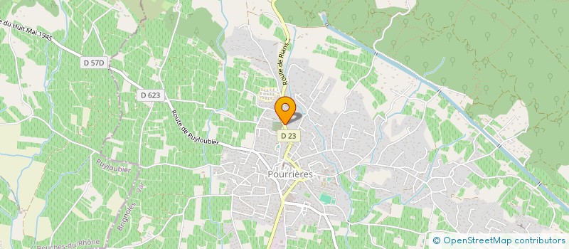 localisation de l'entreprise MADAME NATHALIE BALESTRA  POURRIERES