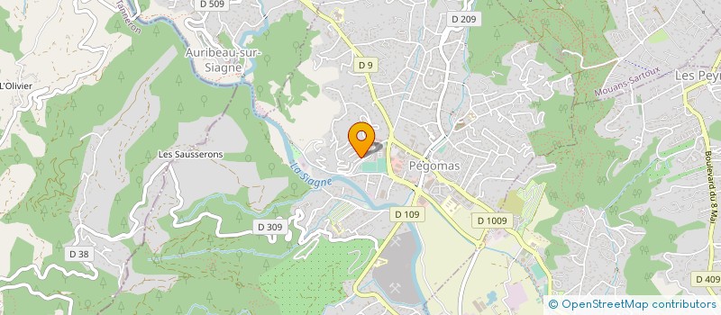 localisation de l'entreprise MADAME NATHALIE BALLET  PEGOMAS