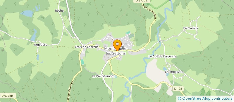 localisation de l'entreprise MADAME NATHALIE BALS à MONTSAUCHE-LES-SETTONS