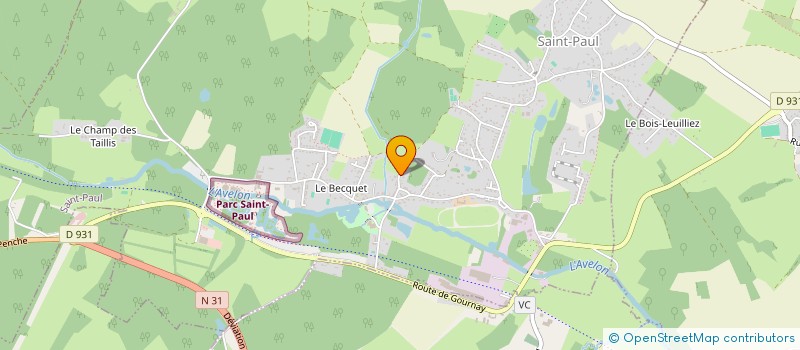 localisation de l'entreprise MADAME NATHALIE BALTHAZARD  SAINT-PAUL