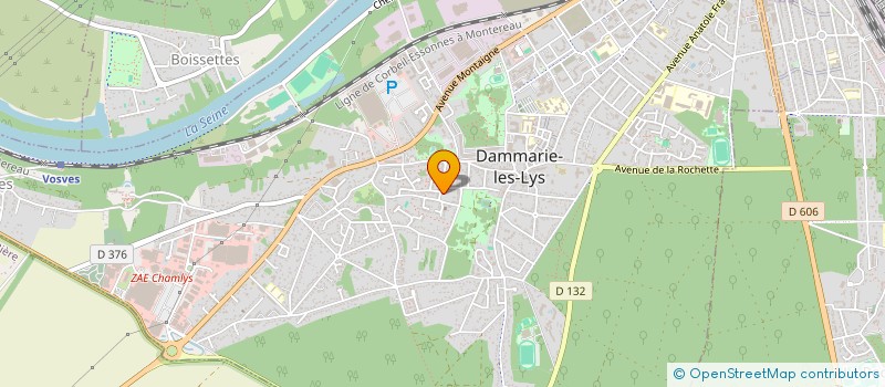 localisation de l'entreprise MADAME NATHALIE BARBARA à DAMMARIE-LES-LYS