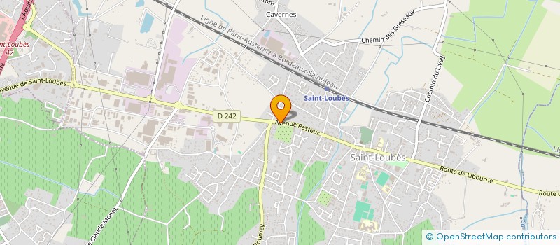 localisation de l'entreprise MADAME NATHALIE BARBE-EYMERY  SAINT-LOUBES