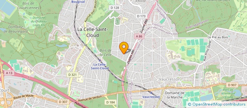 localisation de l'entreprise MADAME NATHALIE BARBERIS à LA CELLE-SAINT-CLOUD