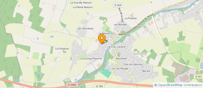 localisation de l'entreprise MADAME NATHALIE BARBERON à DONNERY