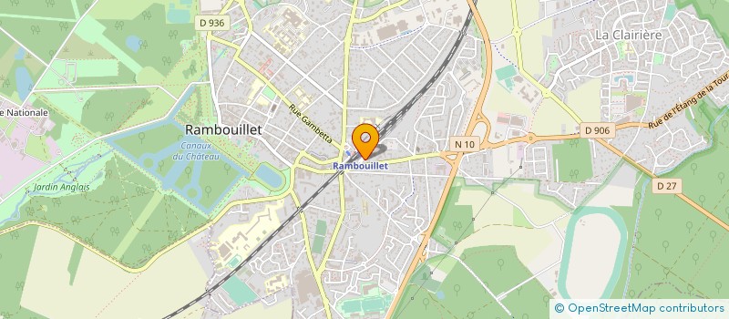 localisation de l'entreprise MADAME NATHALIE BARBIER à RAMBOUILLET