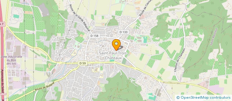 localisation de l'entreprise MADAME NATHALIE BARBIER  SAINT-PAUL-TROIS-CHATEAUX