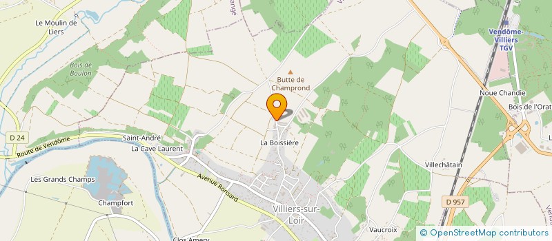 localisation de l'entreprise MADAME NATHALIE BARDIN  VILLIERS-SUR-LOIR