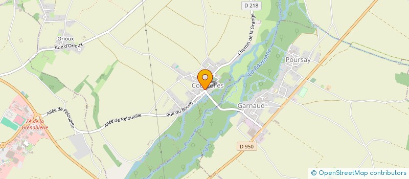 localisation de l'entreprise MADAME NATHALIE BARGE  COURCELLES