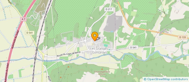 localisation de l'entreprise MADAME NATHALIE BARLIER à DONZERE