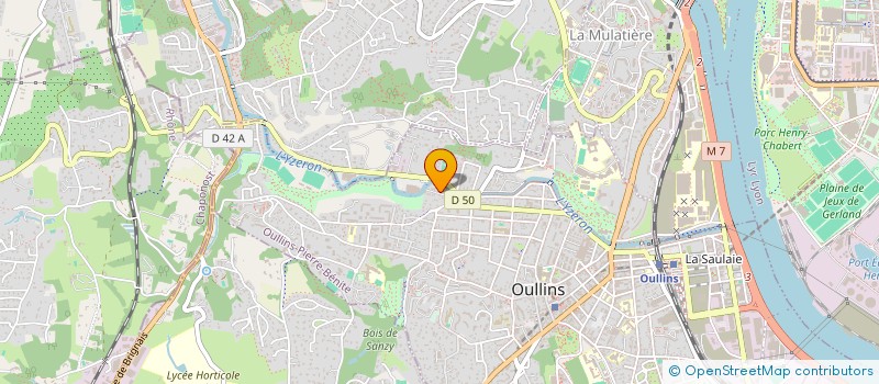 localisation de l'entreprise MADAME NATHALIE BARNAVON  OULLINS-PIERRE-BENITE