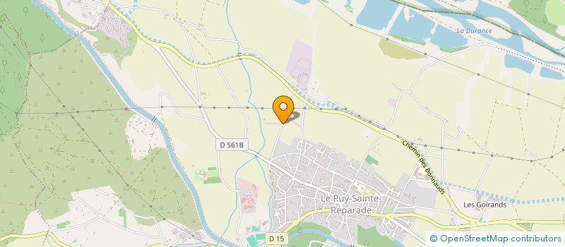 localisation de l'entreprise MADAME NATHALIE BARRAS  LE PUY-SAINTE-REPARADE