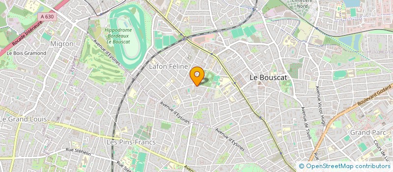 localisation de l'entreprise MADAME NATHALIE BARRE  LE BOUSCAT