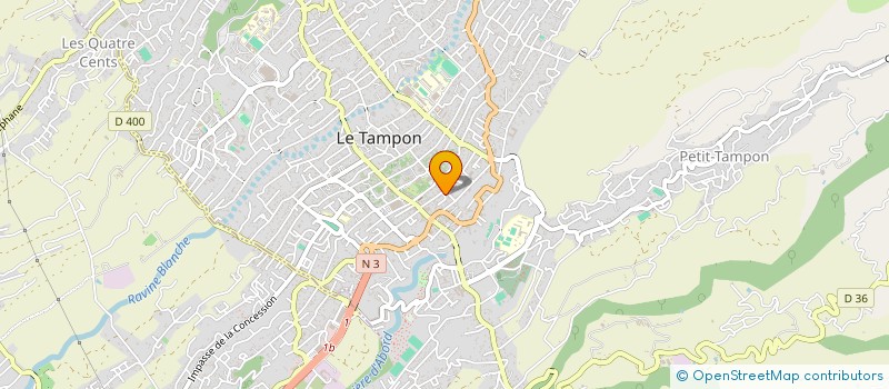 localisation de l'entreprise MADAME NATHALIE BARRET FONTAINE à LE TAMPON