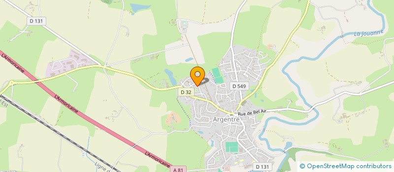 localisation de l'entreprise MADAME NATHALIE BARRIER  ARGENTRE