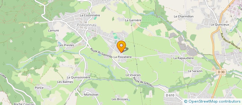 localisation de l'entreprise MADAME NATHALIE BARRILLIOT  LA MULATIERE