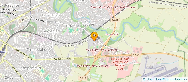 localisation de l'entreprise MADAME NATHALIE BARRON à NIORT