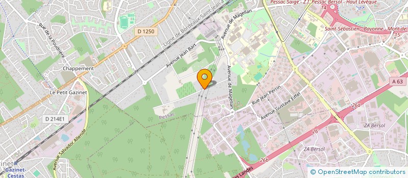 localisation de l'entreprise MADAME NATHALIE BARTHELEMY à PESSAC