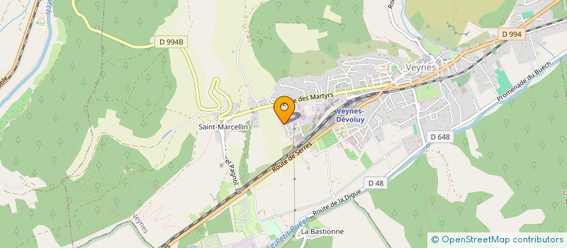 localisation de l'entreprise MADAME NATHALIE BARTHELEMY  VEYNES