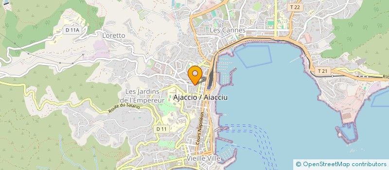 localisation de l'entreprise MADAME NATHALIE BARTOLI  AJACCIO