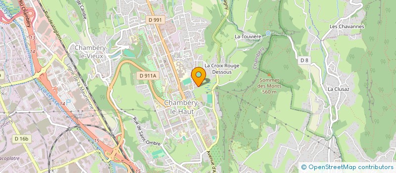 localisation de l'entreprise MADAME NATHALIE BASSET  CHAMBERY