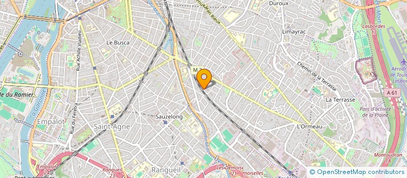 localisation de l'entreprise MADAME NATHALIE BASTIEN  TOULOUSE