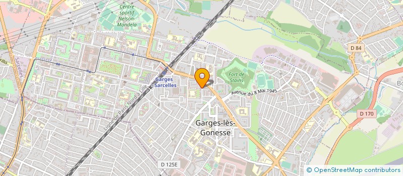 localisation de l'entreprise MADAME NATHALIE BASTOS à GARGES-LES-GONESSE