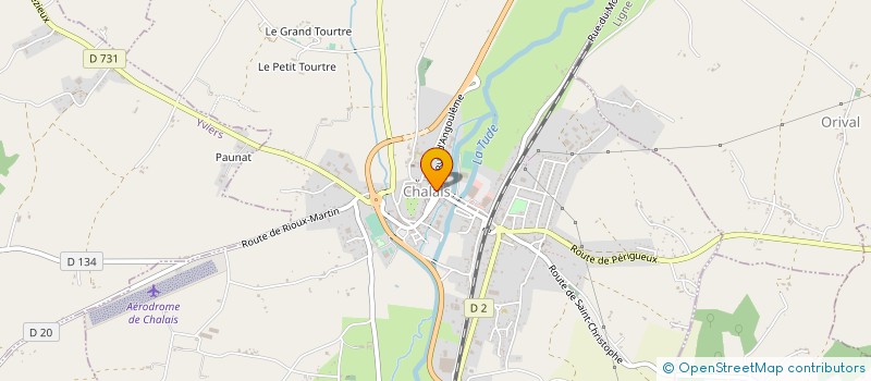 localisation de l'entreprise MADAME NATHALIE BAUCANNE à CHALAIS