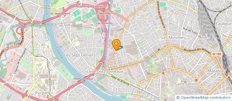 localisation de l'entreprise MADAME NATHALIE BAUDET à TOULOUSE