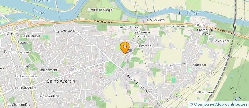 localisation de l'entreprise MADAME NATHALIE BAUDOT  SAINT-AVERTIN