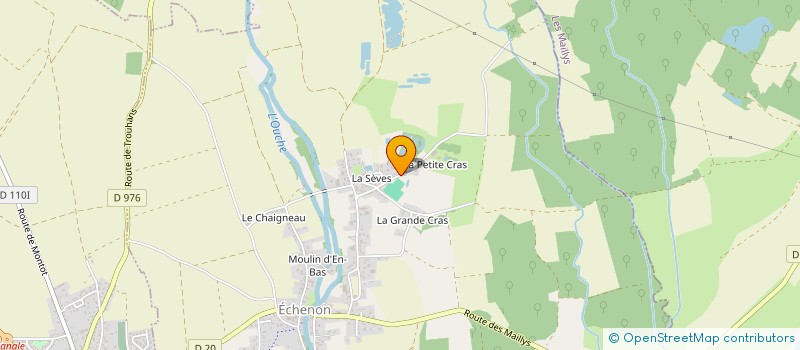 localisation de l'entreprise MADAME NATHALIE BAUDOT  ECHENON