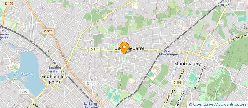 localisation de l'entreprise MADAME NATHALIE BAUDRION  DEUIL-LA-BARRE