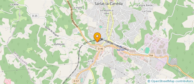 localisation de l'entreprise MADAME NATHALIE BAUDRY à SARLAT-LA-CANEDA