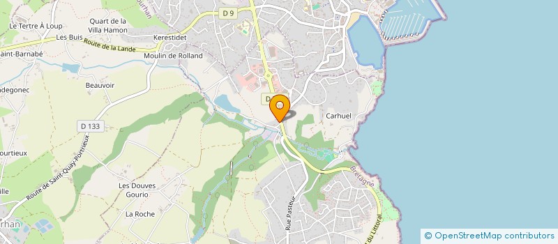 localisation de l'entreprise MADAME NATHALIE BAUSSIN  BINIC-ETABLES-SUR-MER