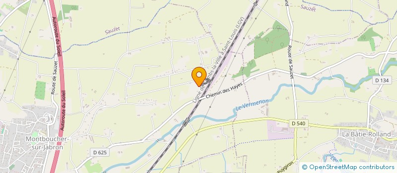 localisation de l'entreprise MADAME NATHALIE BAYLE à MONTBOUCHER-SUR-JABRON