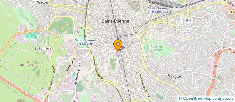 localisation de l'entreprise MADAME NATHALIE BAYLE à SAINT-ETIENNE