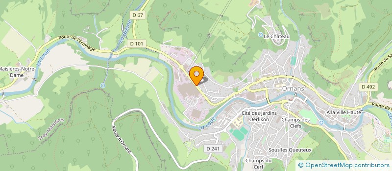 localisation de l'entreprise MADAME NATHALIE BAZAUD  EPEUGNEY