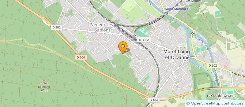 localisation de l'entreprise MADAME NATHALIE BAZINVAL  MORET-LOING-ET-ORVANNE