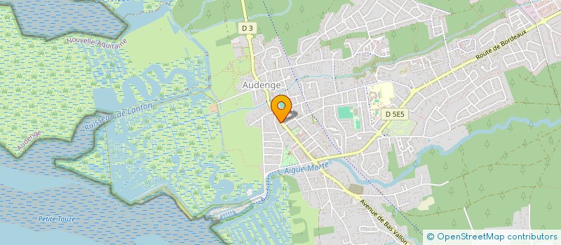 localisation de l'entreprise MADAME NATHALIE BEAUDIN  AUDENGE