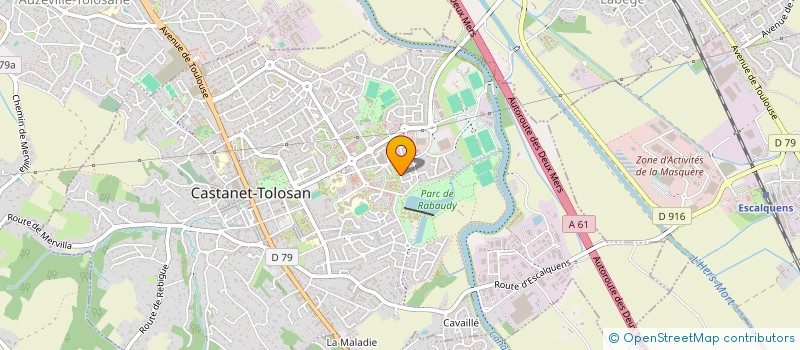 localisation de l'entreprise MADAME NATHALIE BEAUDOIN à CASTANET-TOLOSAN