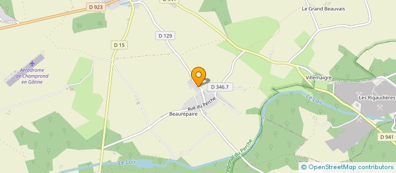localisation de l'entreprise MADAME NATHALIE BEAUTE à CHAMPROND-EN-GATINE